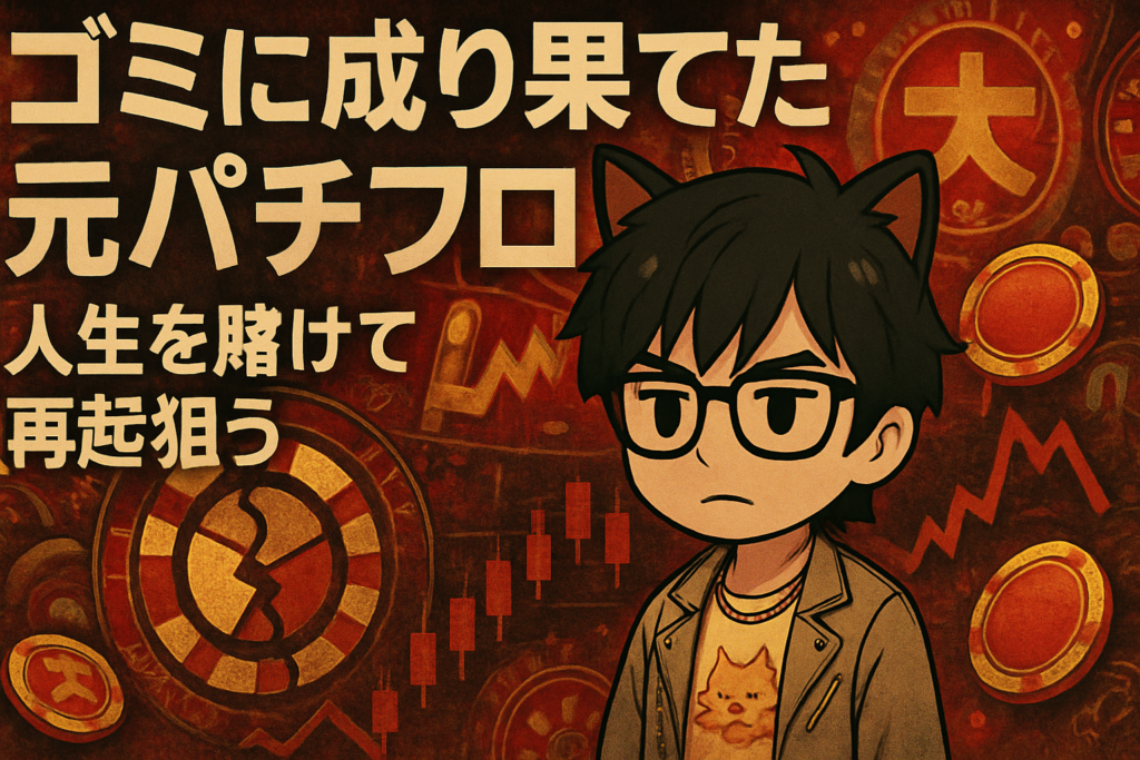ゴミに成り果てた元パチプロ、人生を賭けて再起を狙う。